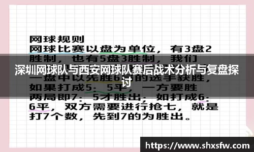 深圳网球队与西安网球队赛后战术分析与复盘探讨